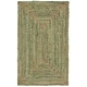 preview thumbnail 15 of 90, SAFAVIEH Handmade Cape Cod Marget Boho Coastal Jute Rug 3' x 5' - Green/Natural