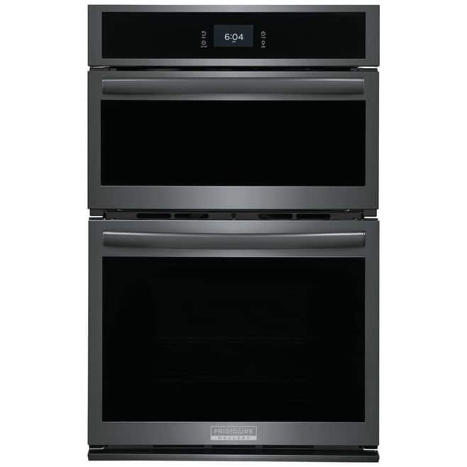 Frigidaire GCWM2767A 27" Wide 5.5 Cu. Ft. Oven and Microwave Combo - Black Stainless Steel
