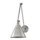 preview thumbnail 1 of 1, Hudson Valley Lighting Exeter Single Light 19" Tall Wall Sconce Antique Nickel