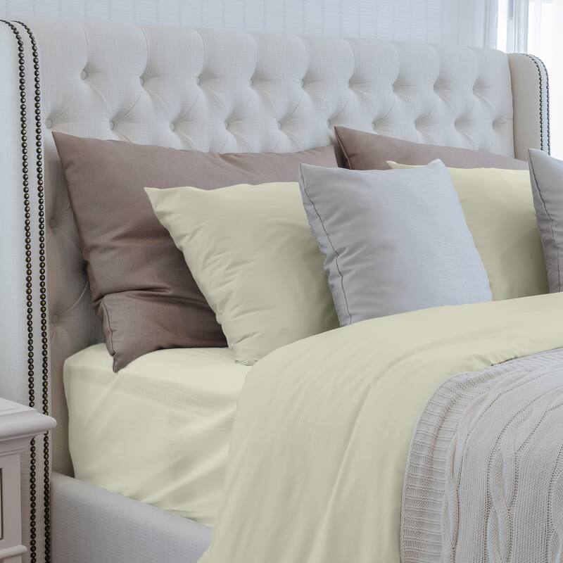 2-Piece Pillowcase Set, 100% Bamboo Breathable 320 Thread Count Pillow Case