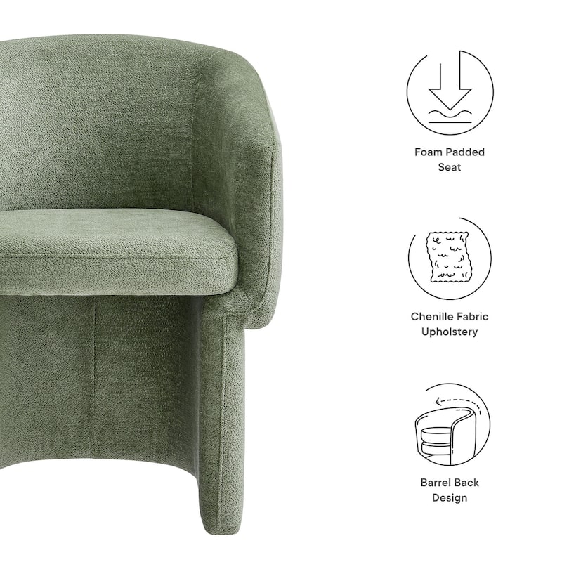 Verity Chenille Dining Armchair