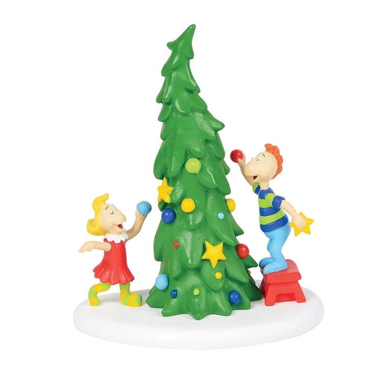 department 56 dr seuss who ville christmas tree figurine #4059423