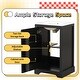 preview thumbnail 7 of 13, 20" Bathroom Vanity with Sink, Bathroom Cabinet with Soft Closing Door, Storage Rack and Adjustable Shelve, Black