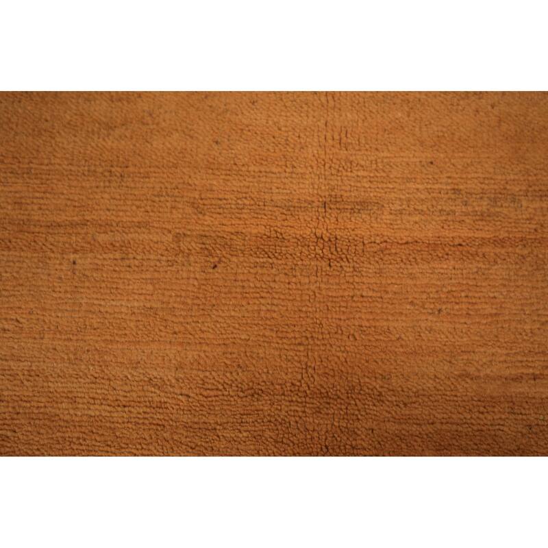 Modern Gabbeh Oriental Area Rug Handmade Wool Carpet - 5'7" x 8'1"