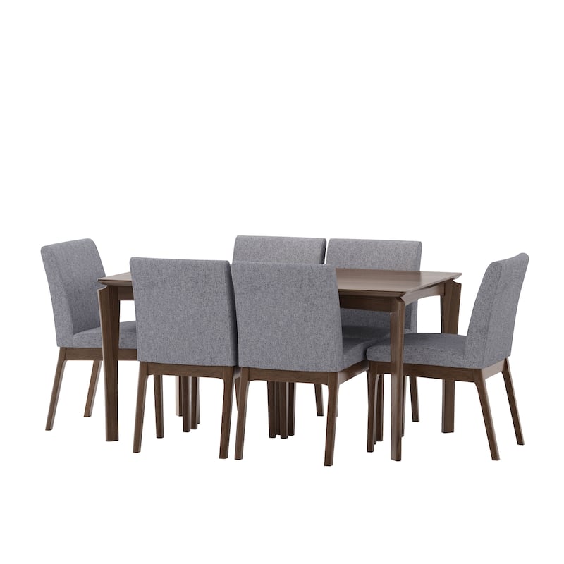 Atherton Wood 7 Piece Dining Set by Christopher Knight Home