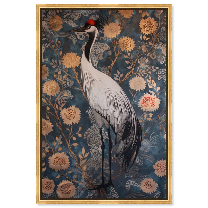 Botanical Bird II Canvas by Art Remedy - Gold - 10" x 15"