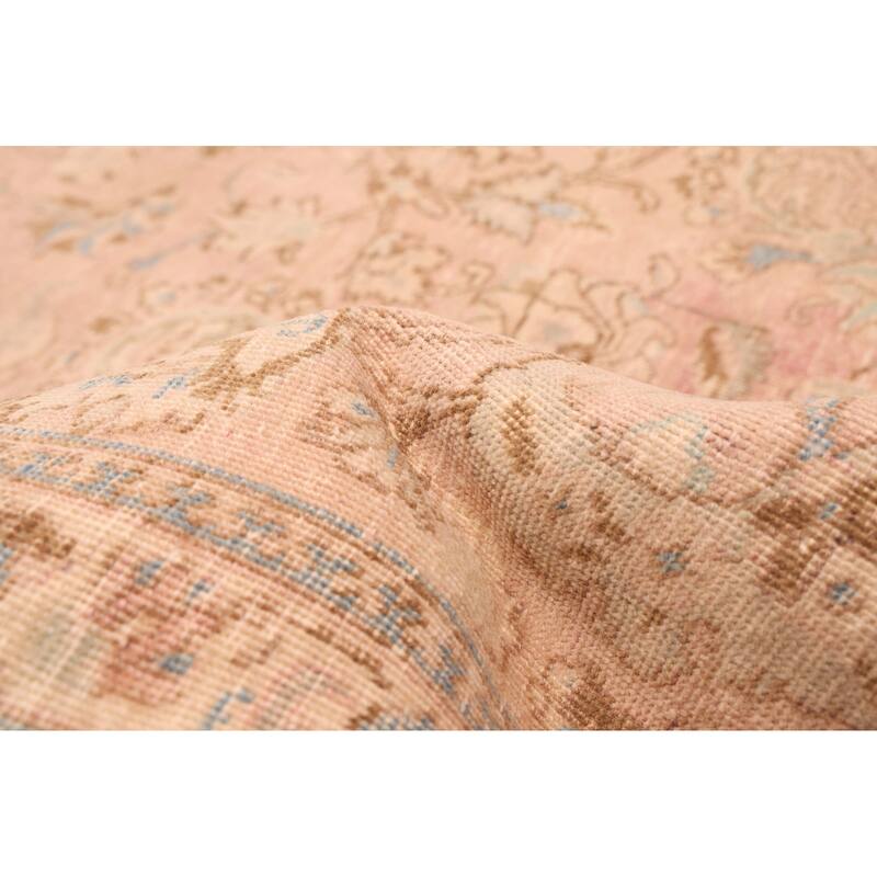 ECARPETGALLERY Hand-knotted Antalya Vintage Blush Wool Rug - 8'6 x 10'10