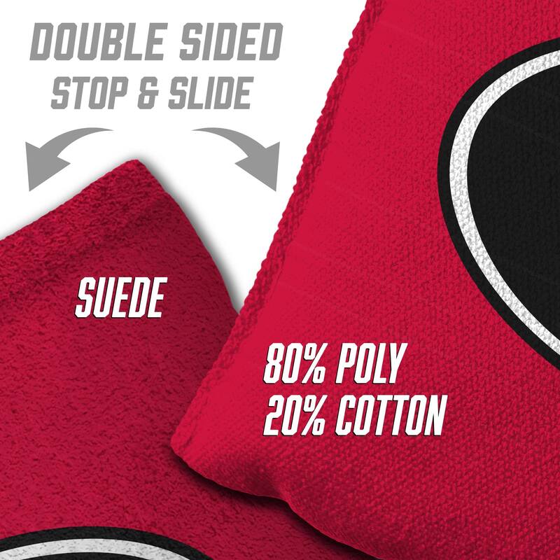 Georgia Bulldogs NCAA Dual Sided Pro Stop & Slide Cornhole Bags