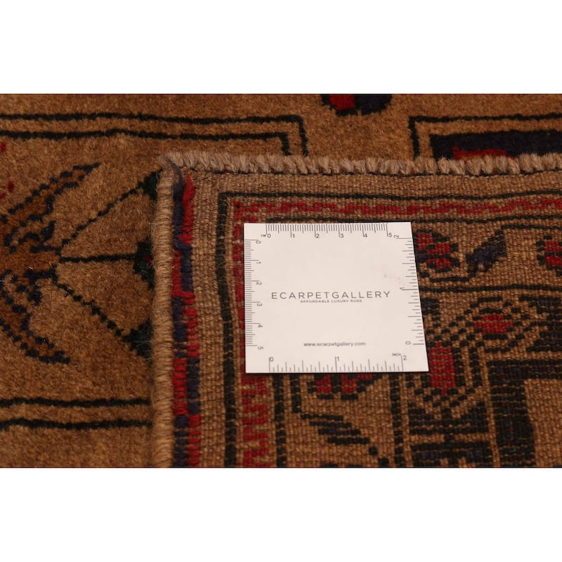 ECARPETGALLERY Hand-knotted Teimani Brown Wool Rug - 6'7 x 9'7
