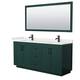 Option Green, Black Trim, White Quartz Top