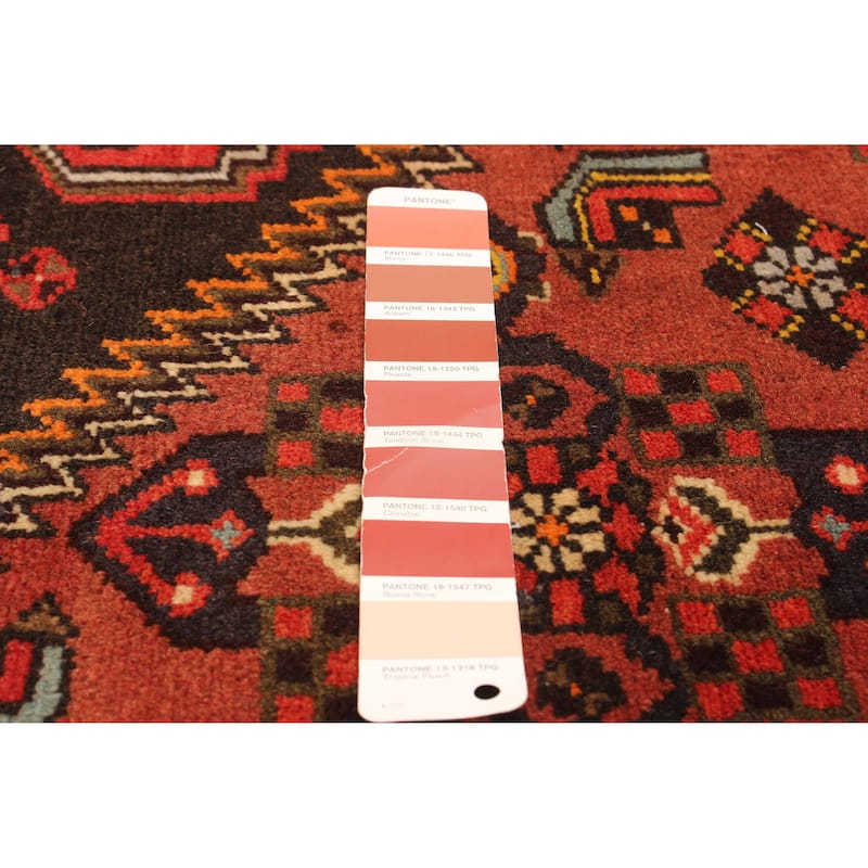 ECARPETGALLERY Hand-knotted Andelz Red Wool Rug - 3'9 x 6'4