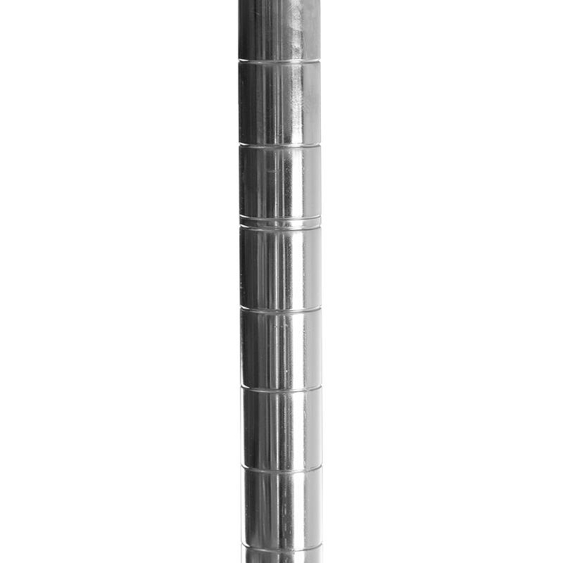Shelving.com Chrome Wire Shelving with 5 Shelves - 8"d x 18"w