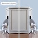 preview thumbnail 13 of 18, The Refined Feline's Enclosed Litter Box Wooden End Table