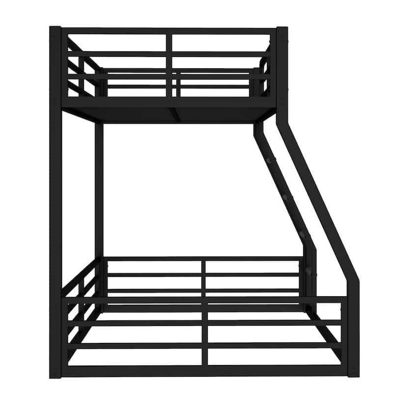 GDFStudio - Rose Metal Bunk Bed for Teens and Adults with Space-Saving & Noise Reduced