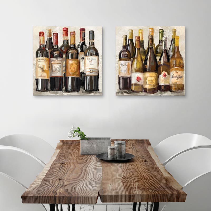 Vinology II-III by Studio Arts Canvas Art Prints