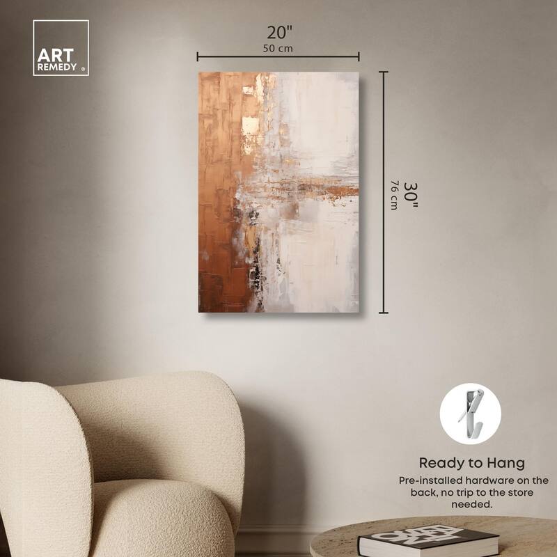Burnished Memory Canvas by Art Remedy, Gallery Wrapped