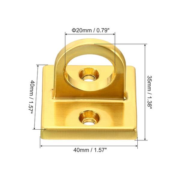 Pad Eye Plate U Hooks Ceiling Hook Wall Mount Loop for Hanging Ropes On Sale Bed Bath