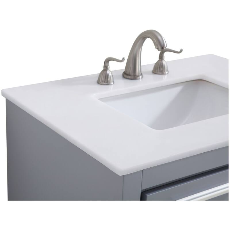 Elegant Lighting VF-1028-VW Filipo 30" Free Standing Single Basin