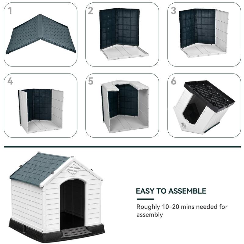 Moasis Plastic Dog House