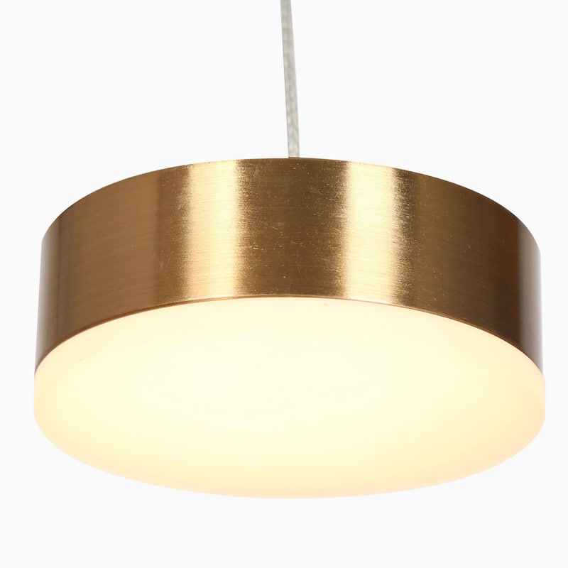 Modern Minimalist 3/5-Light Black Gold LED Chandelier Linear Kitchen Island Pendant Lights for Dining Room