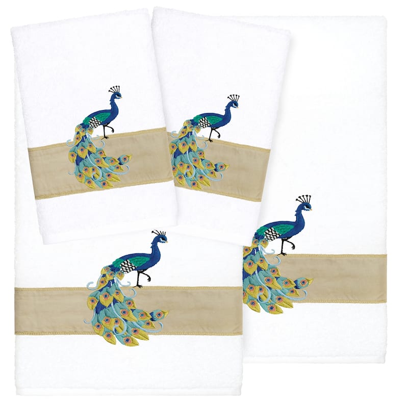 Authentic Hotel and Spa Turkish Cotton Penelope 3PC Towel Set - White