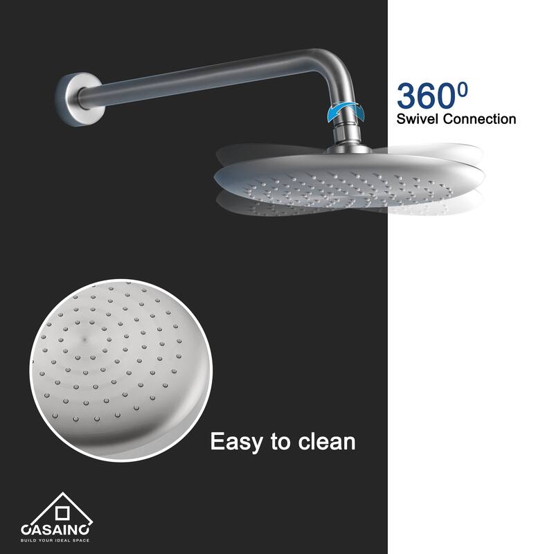 CASAINC Thermostatic Rain Shower Faucet
