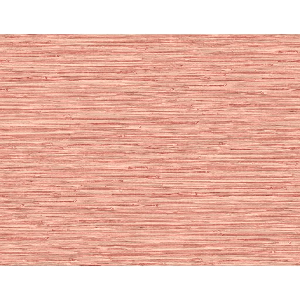 A-Street Prints Rushmore Coral Faux Grasscloth Wallpaper