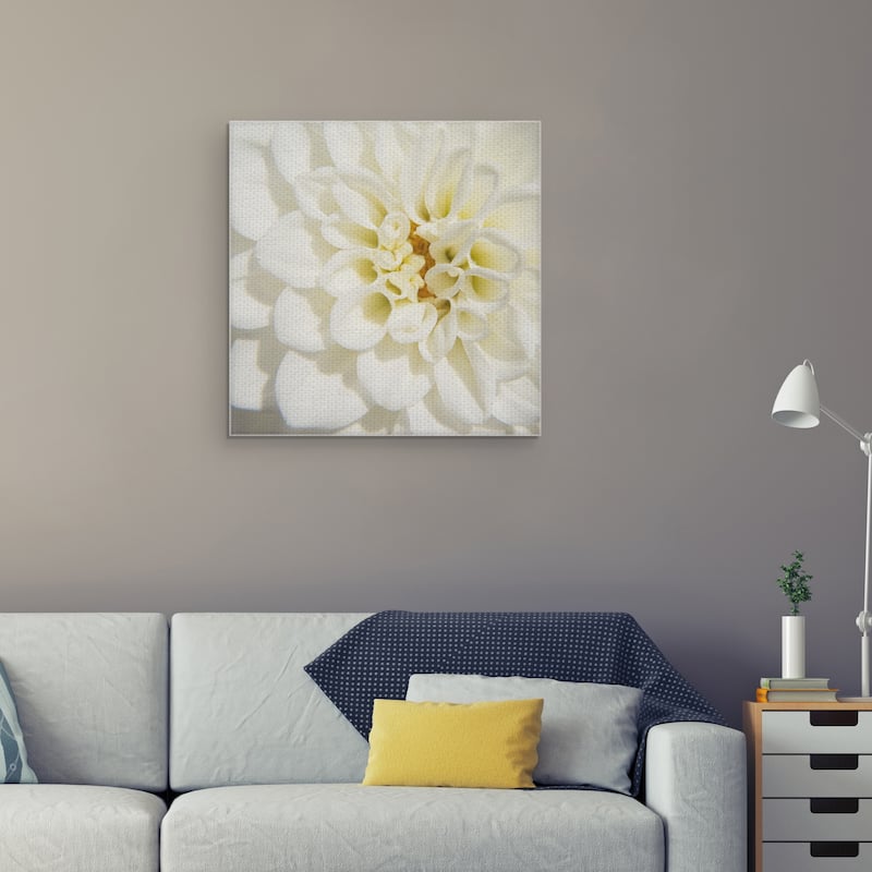 White Dahlia by Grand Image Canvas Art Print