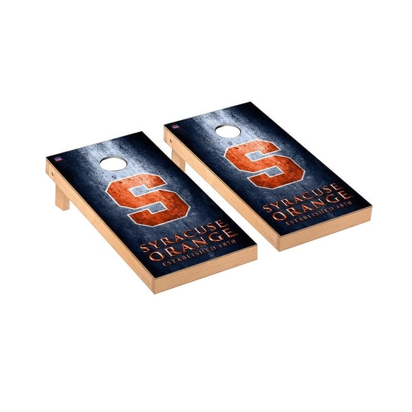 slide 2 of 5, Syracuse Orange Museum Cornhole Board Set