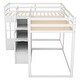 preview thumbnail 9 of 16, Metal Twin-over-Twin Bunk Bed with Guardrails, Separable into 2 Beds, Space-Saving