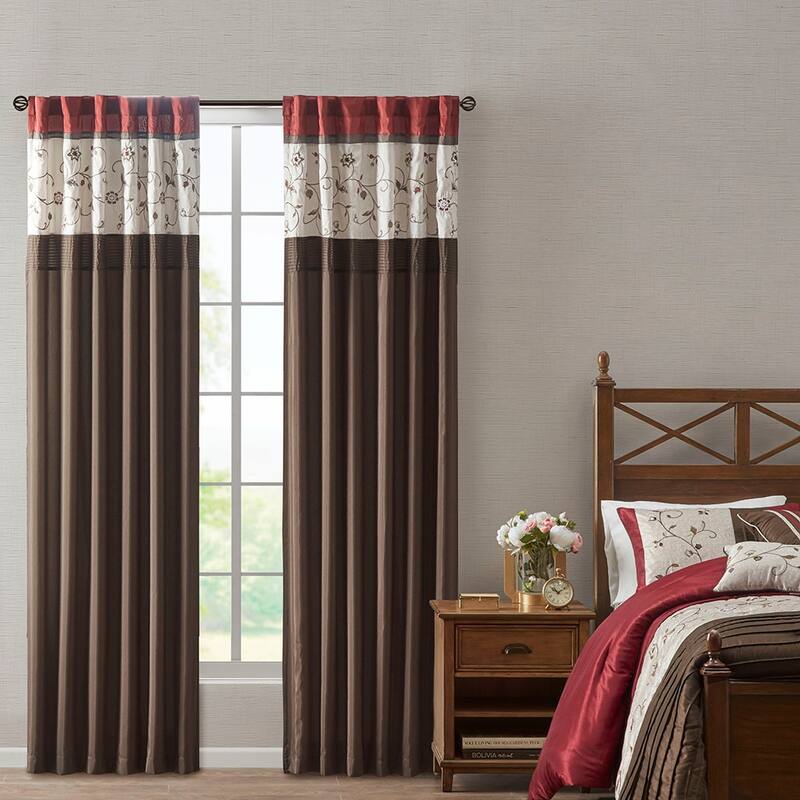 Embroidered Curtain Panel