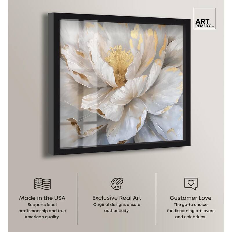 Golden Veins of Grace Shadowbox by Art Remedy