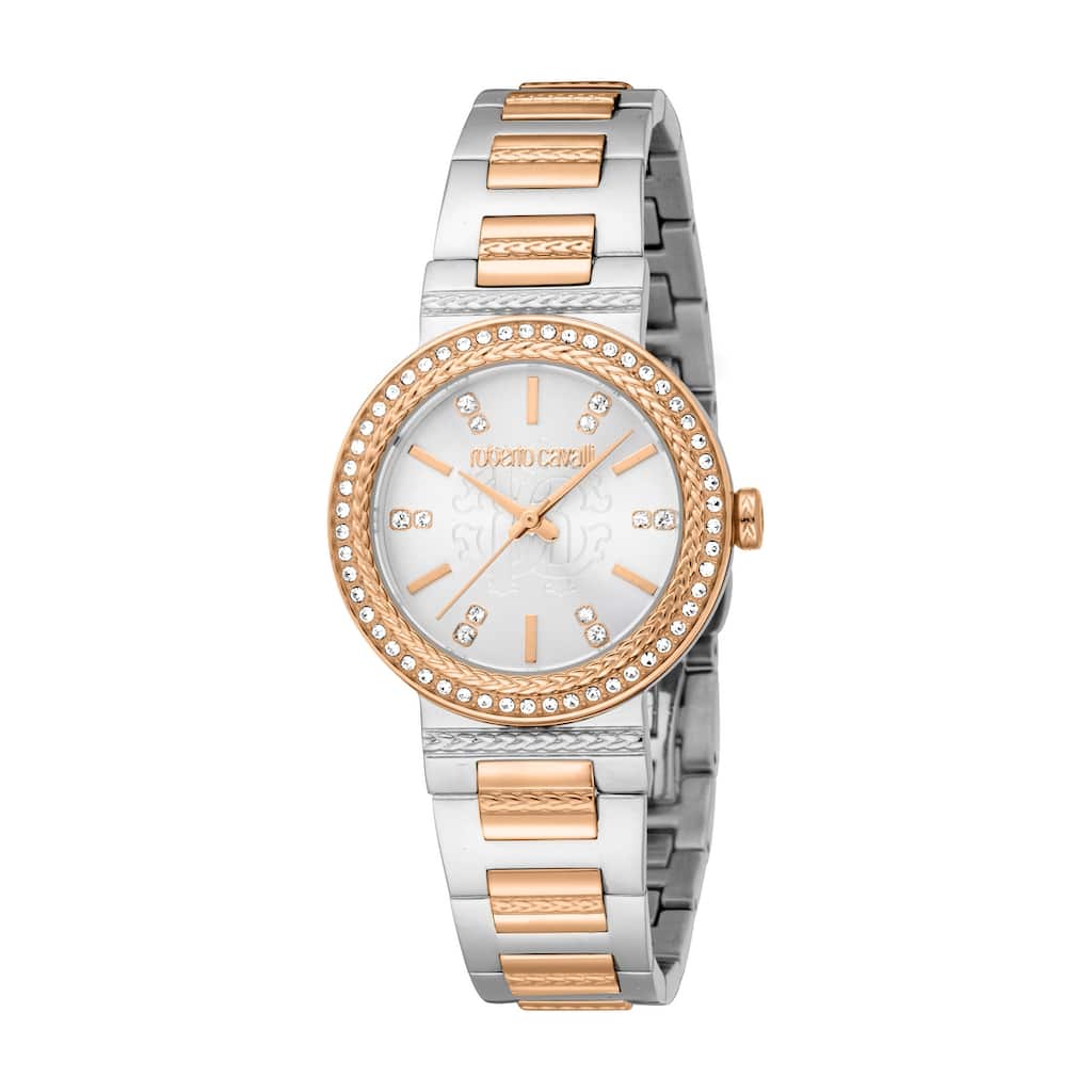 Roberto Cavalli Women RC5L098M0075 Quartz Watch - Two-Tone