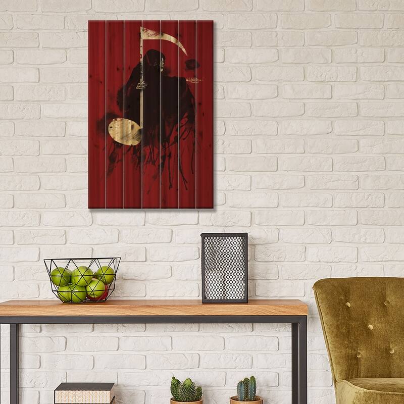 Death Note Print On Wood by Tobias Fonseca - Multi-Color