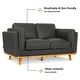 preview thumbnail 28 of 43, MCombo Napa Leather Couch, Leather Sofa
