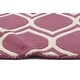 preview thumbnail 3 of 7, One of a Kind Hand-Tufted Modern & Contemporary (2'0"x2'0") 2' x 3' Trellis Wool Rug - 2'0"x2'0"
