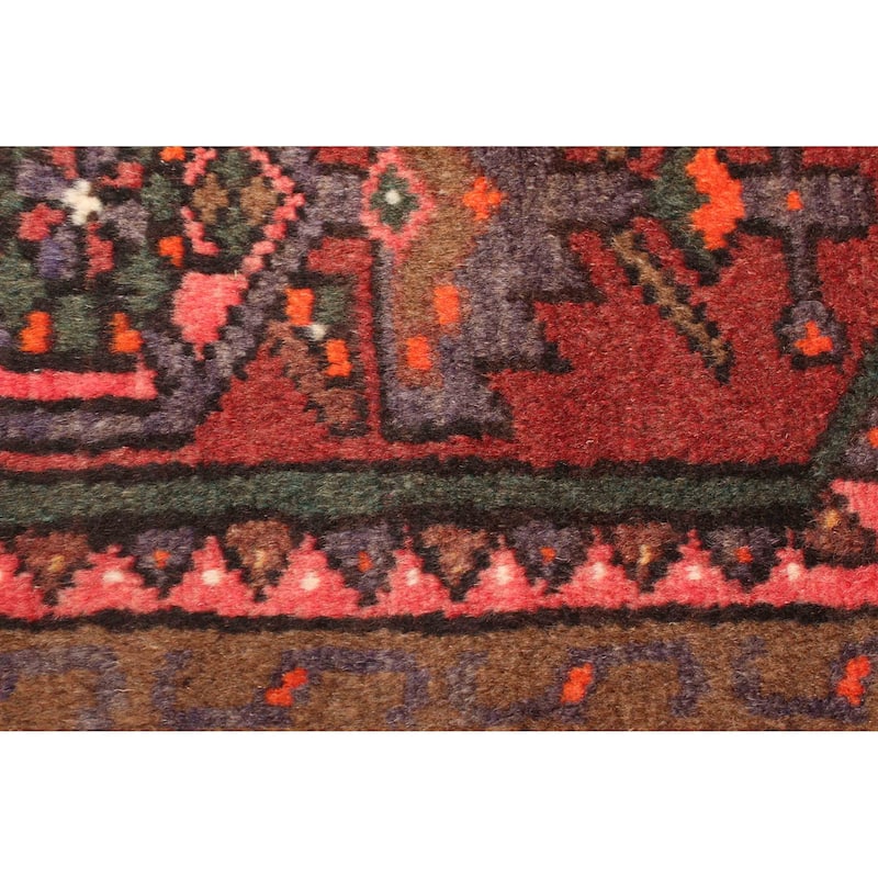 ECARPETGALLERY Hand-knotted Andelz Red Wool Rug - 4'2 x 6'2