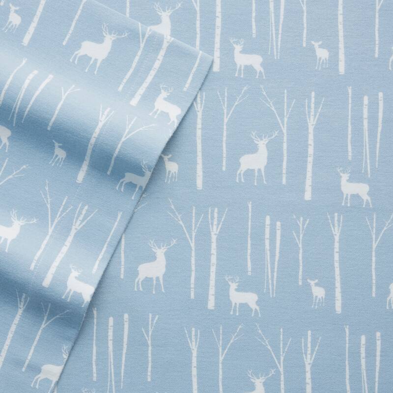 Eddie Bauer Printed Cotton Flannel Sheet Set