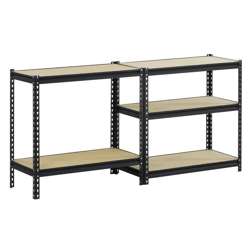 5 Tier Heavy Duty Storage Shelf Garage Shelving Unit Bookcase 2 Colors