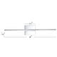 preview thumbnail 54 of 105, Conley 28" Dimmable Integrated LED Metal Wall Sconce, by JONATHAN Y