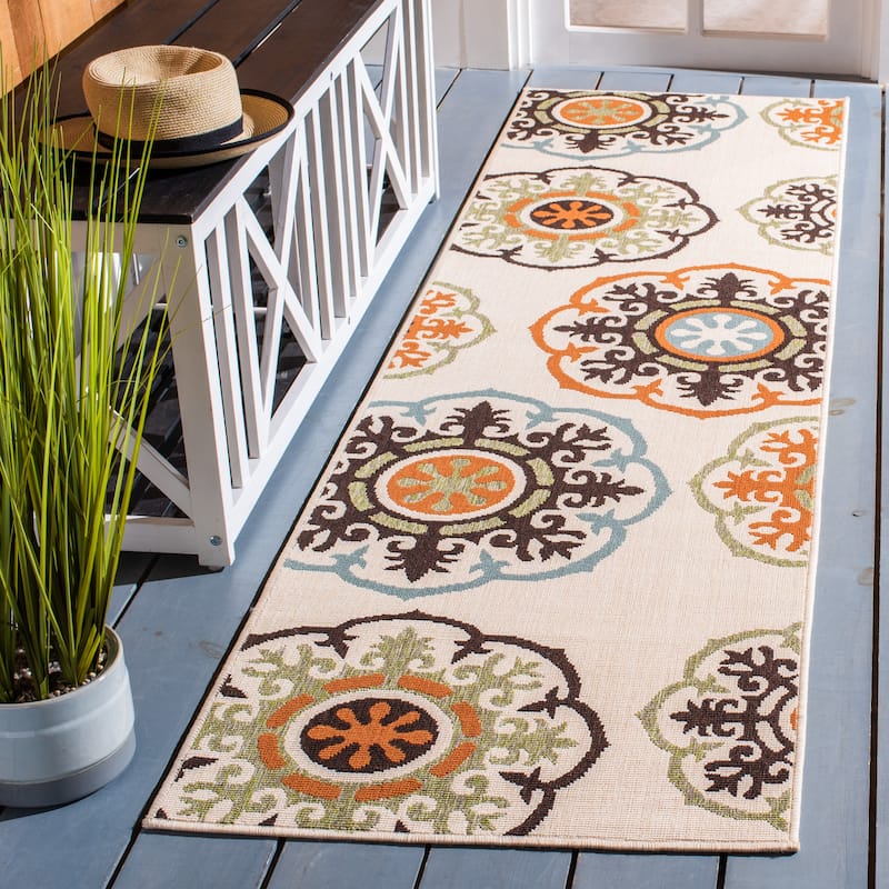 SAFAVIEH Veranda Miseta Indoor/ Outdoor Waterproof Patio Backyard Rug - 2'3" x 8' Runner