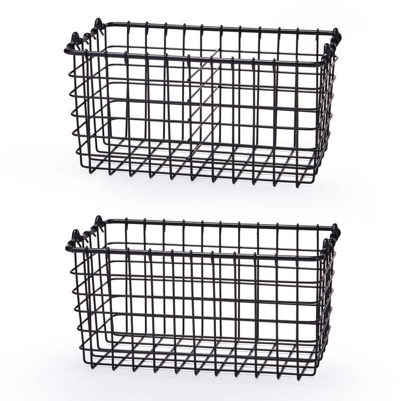 Gourmet Basics by Mikasa Grid Fruit Storage Basket 2 Tier