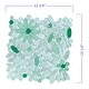 preview thumbnail 3 of 9, ES STONE - Floral Pattern Glass Mosaic Tile - Decorative Wall & Backsplash Tile - Case (10 Sheets)