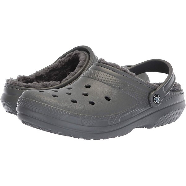 lined crocs mens