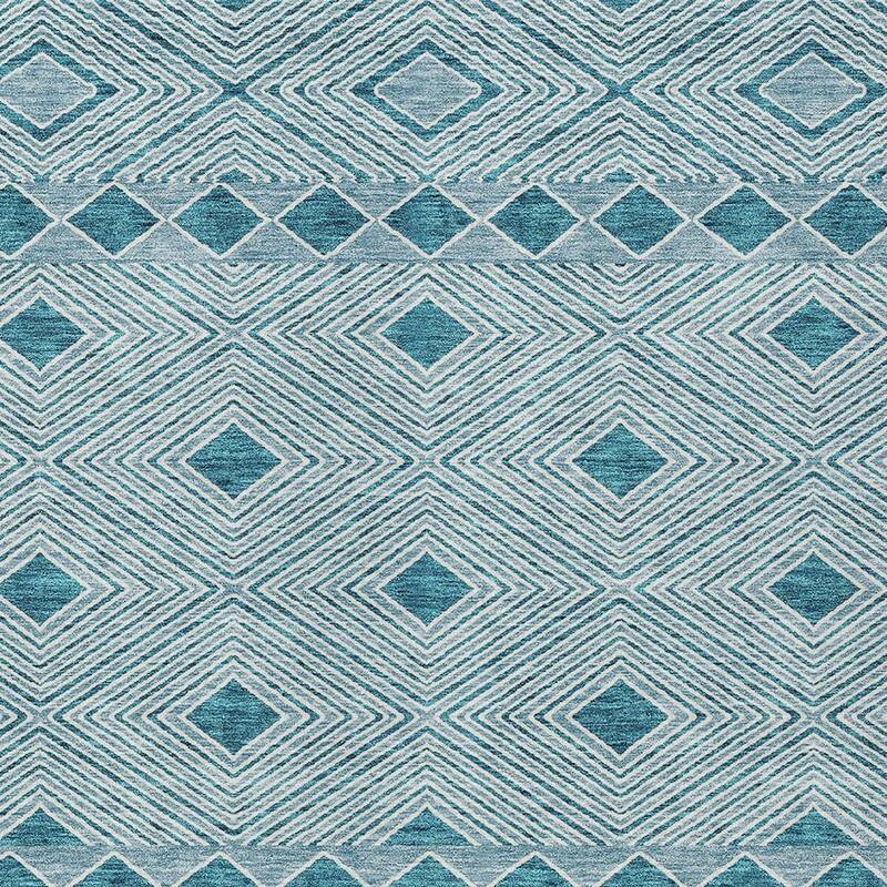 HomeRoots Geometric Transitional Rectangle Outdoor Rug