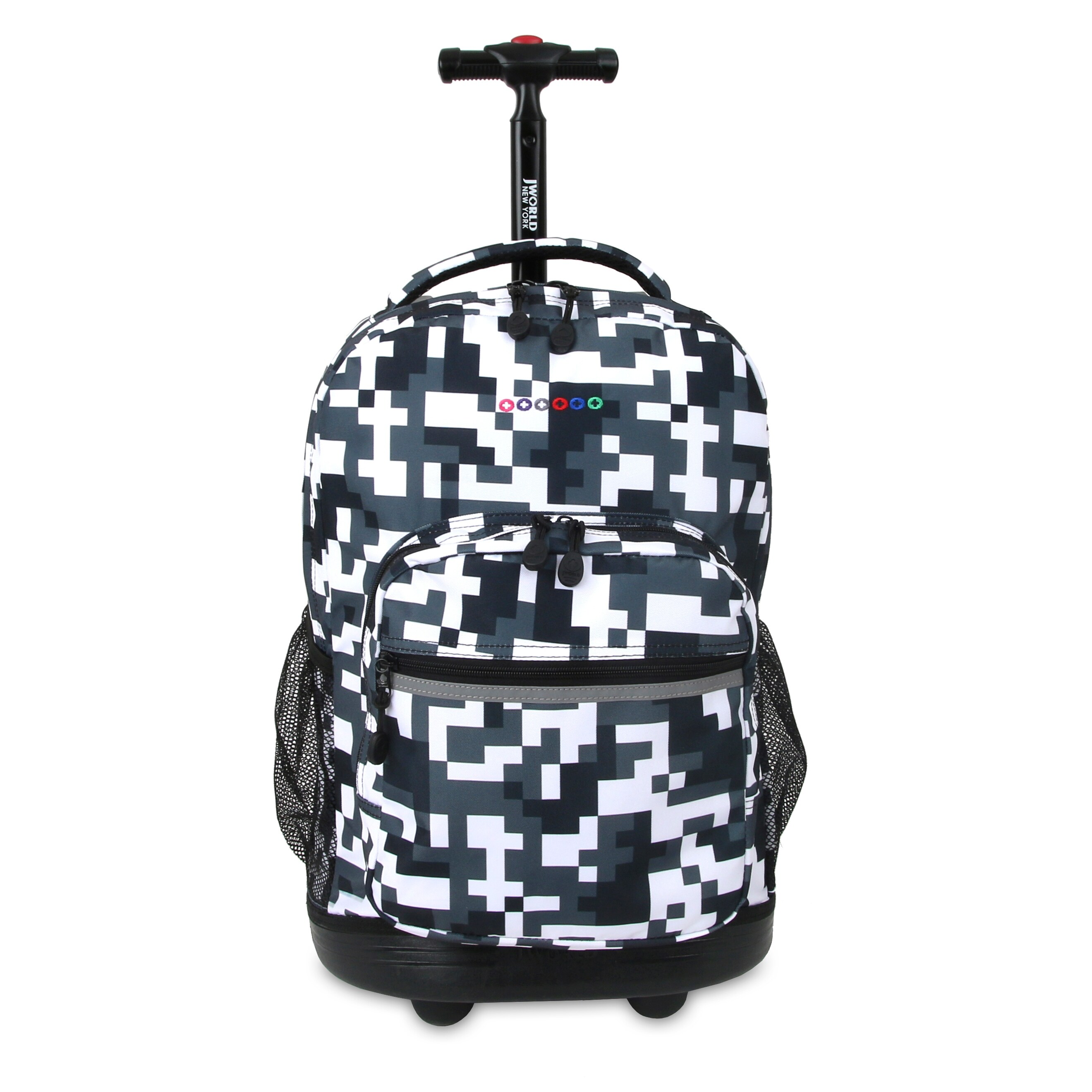 J World Nueva York Amanecer De 18 Pulgadas Mochila Rodante Camuflaje Negro Ebay J World Nueva York Amanecer De 18 Pulgadas Mochila Rodante Camuflaje Negro Ebay