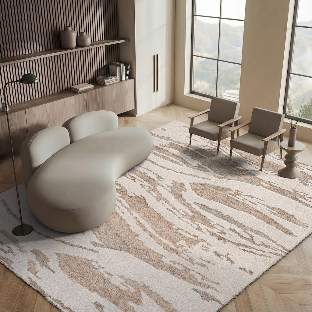 SAFAVIEH Handmade Casablanca Shag Dangira Wool High-Low Pile Rug
