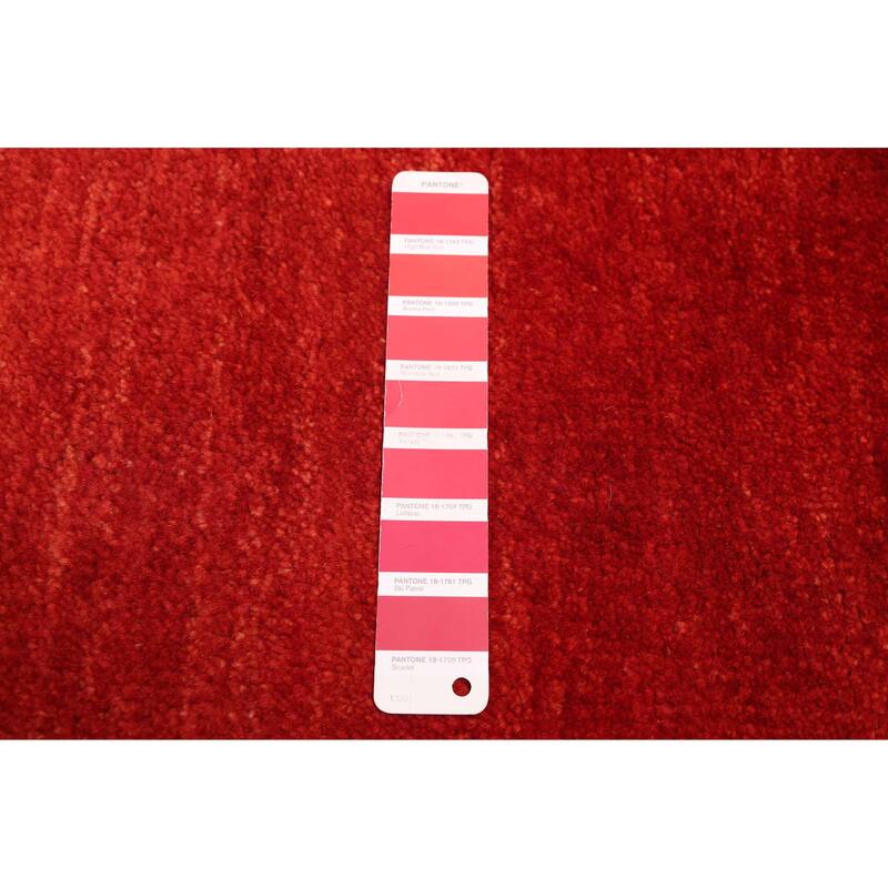 ECARPETGALLERY Hand-knotted Peshawar Ziegler Red Wool Rug - 5'1 x 6'10