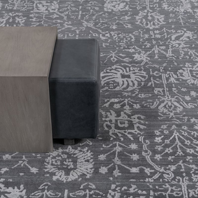 Ben Soleimani Abra New Zealand Wool and Viscose Hand-Knotted Rug