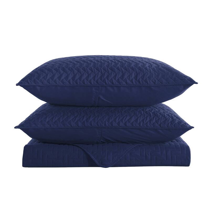 Classic Coverlet Bedspread Lightweight Bedding Set Matching Shams